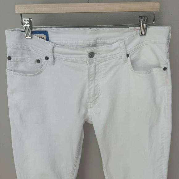 ACNE STUDIOS Bla Konst Slim Leg Jeans Ankle Skinny Mid-Rise White Size 33 - Picture 4 of 15